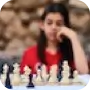 Image of a girl playing chess